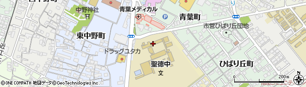 東近江市立聖徳中学校周辺の地図