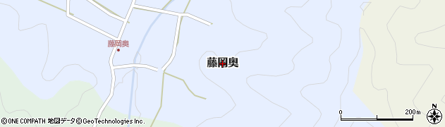 兵庫県丹波篠山市藤岡奥周辺の地図