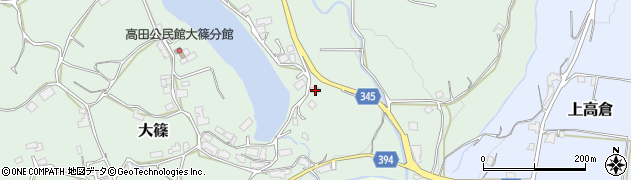 岡山県津山市大篠726周辺の地図