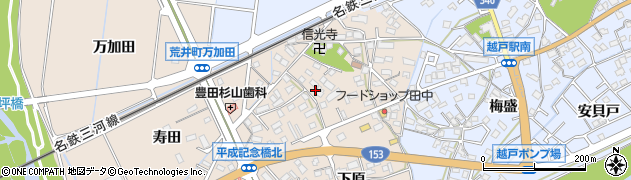 愛知県豊田市荒井町能田原440周辺の地図