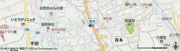 日産レンタカー三島中央店周辺の地図