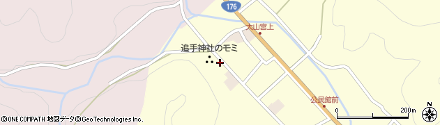 兵庫県丹波篠山市大山宮300周辺の地図