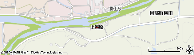 京都府南丹市園部町横田上河原周辺の地図