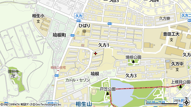 〒468-0034 愛知県名古屋市天白区久方の地図
