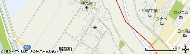 滋賀県守山市服部町1138周辺の地図