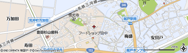 愛知県豊田市荒井町能田原456周辺の地図