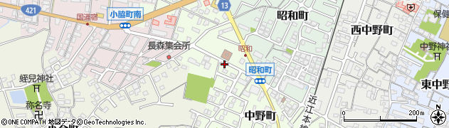 中野コミュニティセンター周辺の地図