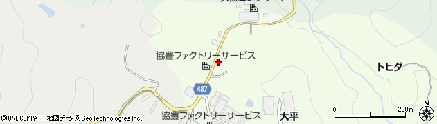 愛知県豊田市則定町（駒越）周辺の地図