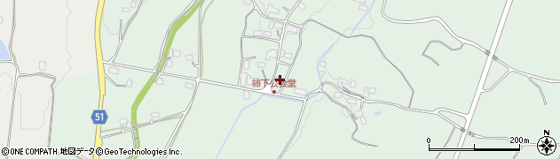 岡山県勝田郡奈義町柿1273周辺の地図