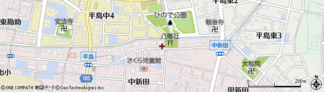 愛知県弥富市平島町周辺の地図