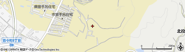 愛知県豊田市手呂町山ノ田周辺の地図