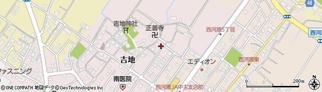滋賀県野洲市吉地1448周辺の地図