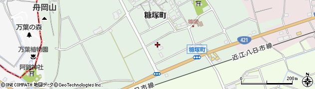 滋賀県東近江市糠塚町868周辺の地図