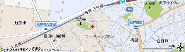 愛知県豊田市荒井町能田原471周辺の地図