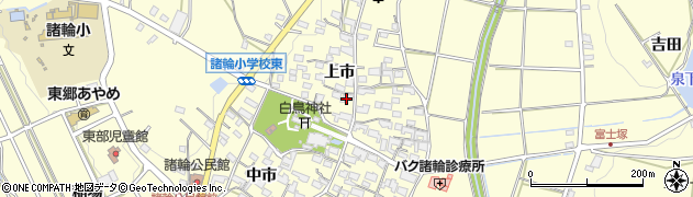 愛知県愛知郡東郷町諸輪上市31周辺の地図