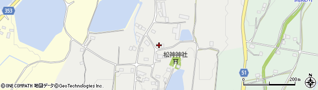 岡山県勝田郡奈義町中島東556周辺の地図
