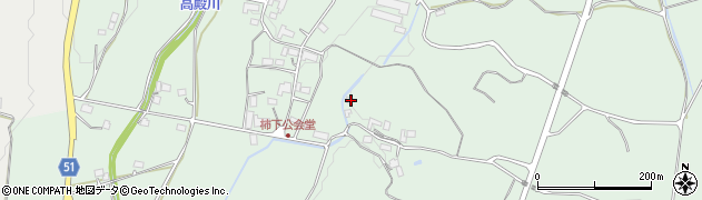 岡山県勝田郡奈義町柿1280周辺の地図