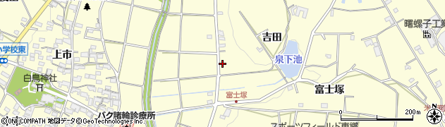 愛知県東郷町（愛知郡）諸輪（畑尻山）周辺の地図