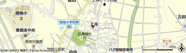 愛知県愛知郡東郷町諸輪上市49周辺の地図