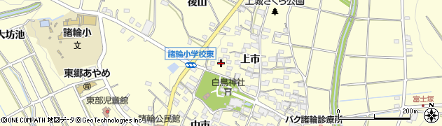 愛知県愛知郡東郷町諸輪上市61周辺の地図