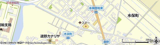 滋賀県守山市水保町1488周辺の地図