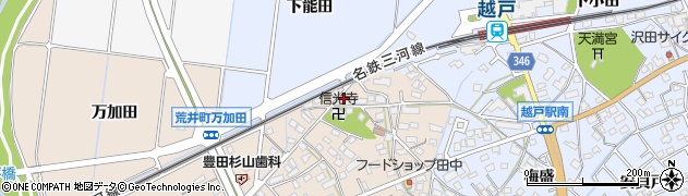 愛知県豊田市荒井町能田原478周辺の地図
