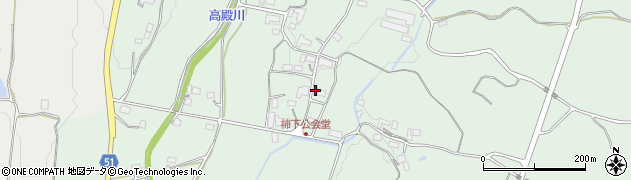 岡山県勝田郡奈義町柿1272周辺の地図