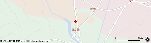 兵庫県丹波市山南町五ケ野178周辺の地図