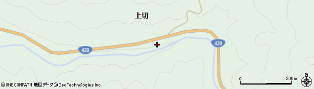 愛知県豊田市東大見町（川場）周辺の地図