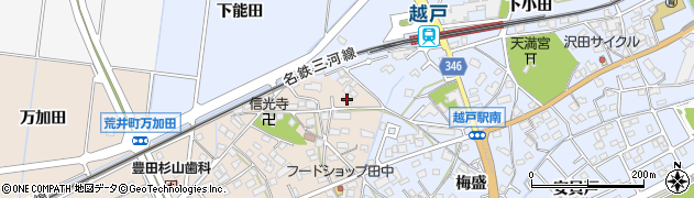 愛知県豊田市荒井町能田原487周辺の地図