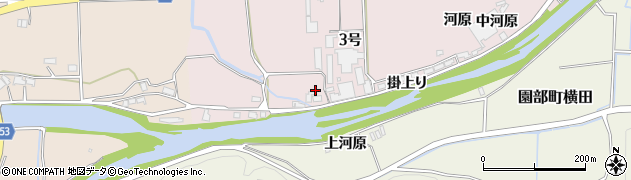 京都府南丹市園部町黒田（スヘキ）周辺の地図