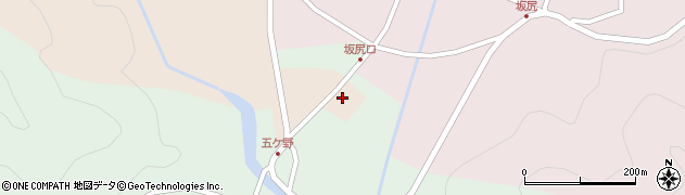 兵庫県丹波市山南町五ケ野195周辺の地図