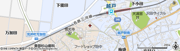 愛知県豊田市荒井町能田原488周辺の地図
