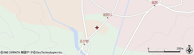 兵庫県丹波市山南町五ケ野191周辺の地図