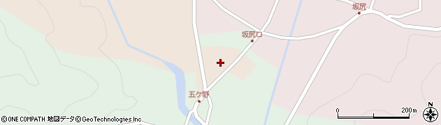 兵庫県丹波市山南町五ケ野186周辺の地図