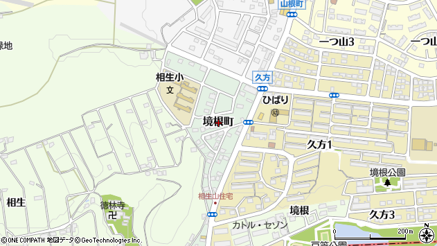 〒468-0035 愛知県名古屋市天白区境根町の地図