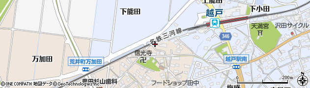 愛知県豊田市荒井町能田原482周辺の地図