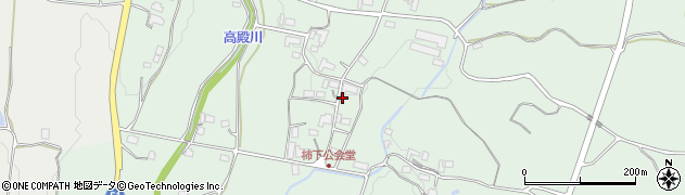 岡山県勝田郡奈義町柿1261周辺の地図
