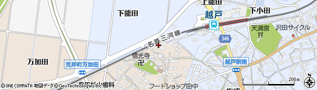 愛知県豊田市荒井町能田原483周辺の地図