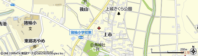 愛知県愛知郡東郷町諸輪上市81周辺の地図