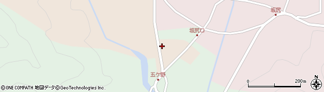 兵庫県丹波市山南町五ケ野550周辺の地図