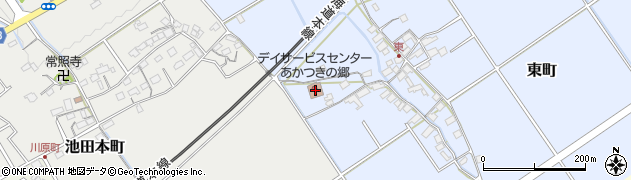 近江八幡居宅介護ケアーマネジメント あかつきの郷周辺の地図