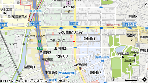 〒457-0048 愛知県名古屋市南区大磯通の地図