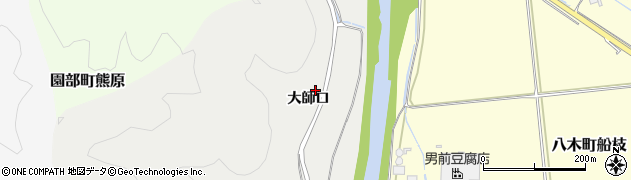 京都府南丹市八木町美里（大師口）周辺の地図