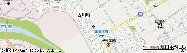 滋賀県近江八幡市池田本町1095周辺の地図