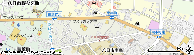 滋賀県東近江市幸町周辺の地図