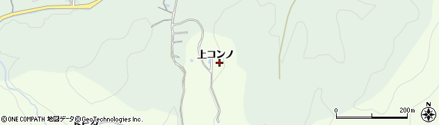 愛知県豊田市則定町上コンノ周辺の地図