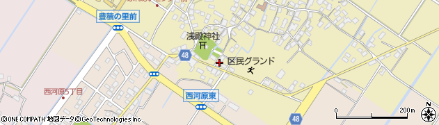 滋賀県野洲市比留田702周辺の地図