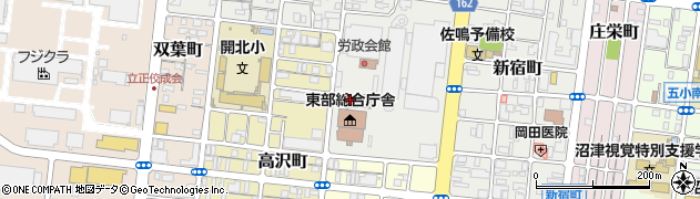 静岡県東部総合庁舎　沼津土木事務所企画検査課課長周辺の地図