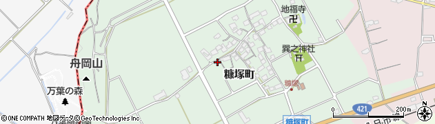 滋賀県東近江市糠塚町313周辺の地図